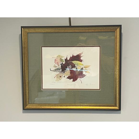 Windfall II Lyn Snow Signed Copy Professionally Framed And Matted - Picture 1 of 4